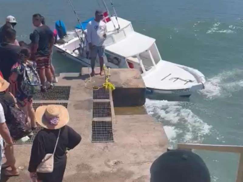 Pese a fuerte oleaje, retoman traslados desde playa Linda