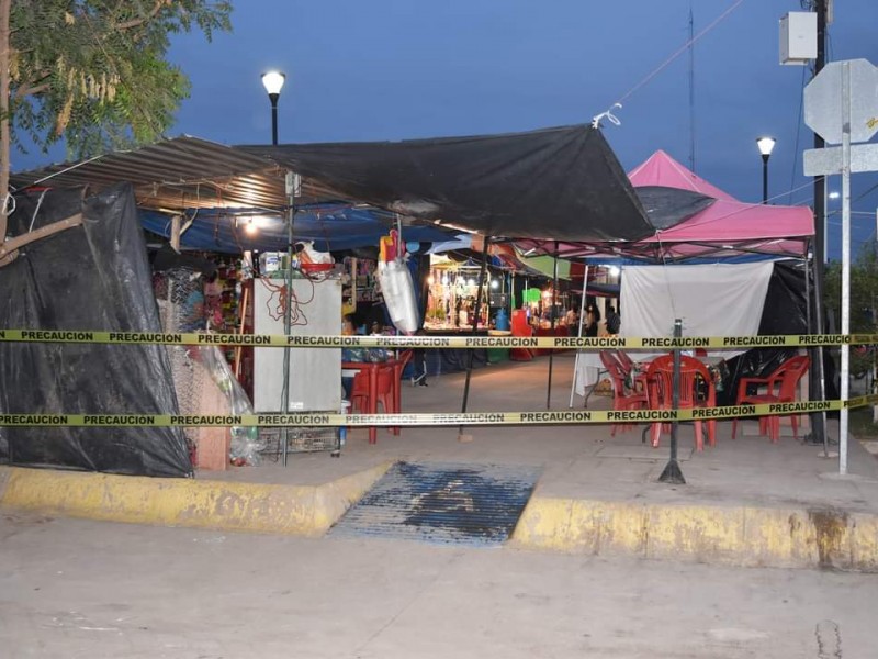 Pese a pandemia instalan feria navideña en Tecuala