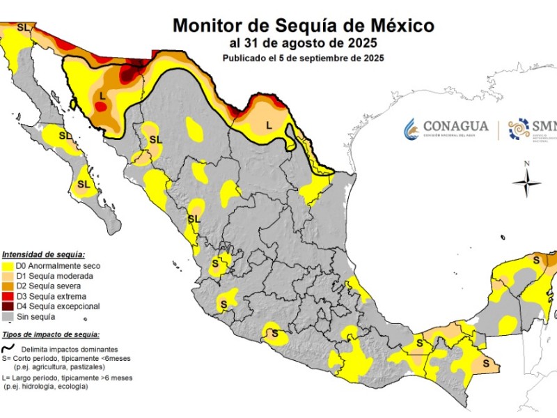 Pese a registro de lluvias y tormentas, Sonora continúa en sequía