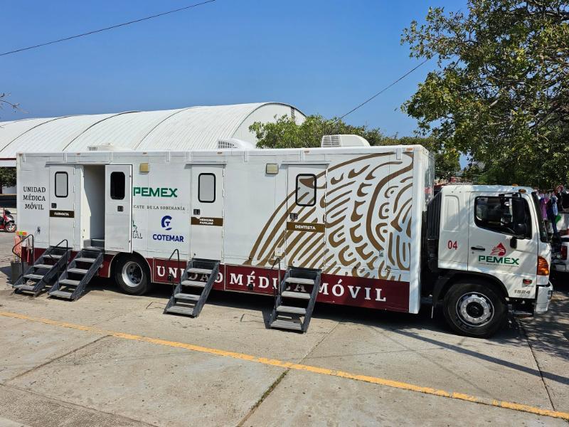 Petróleos Mexicanos fortalecen la atención médica gratuita en comunidades de Juchitán