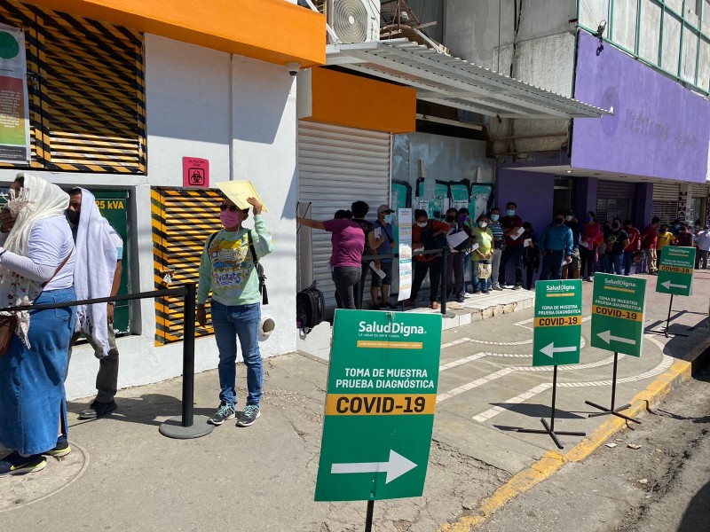 Pico máximo de casos COVID se registró en enero