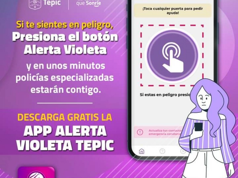 Pide Ayuntamiento evitar llamados falsos en app Alerta Violeta