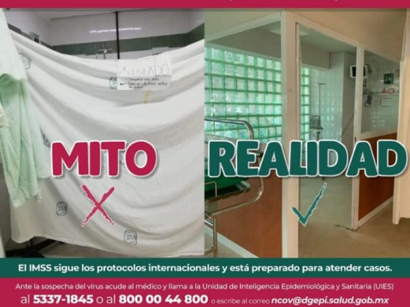 Pide IMSS evitar compartir rumores sobre COVID-19 en redes sociales