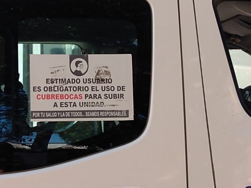 Pide Movilidad denunciar a choferes que incumplan medidas sanitarias