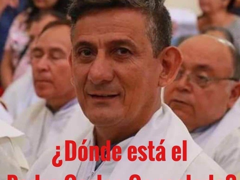 Pide Obispo a autoridades localizar a padre Carlos Cancelado, sigue sin aparecer
