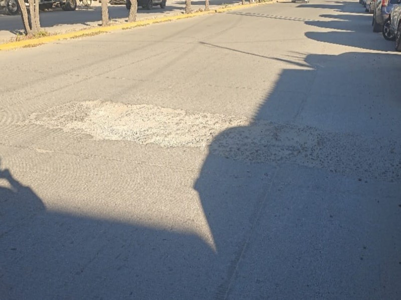 Solicitan se hagan obras de bacheo en Boulevard Chánez Chávez