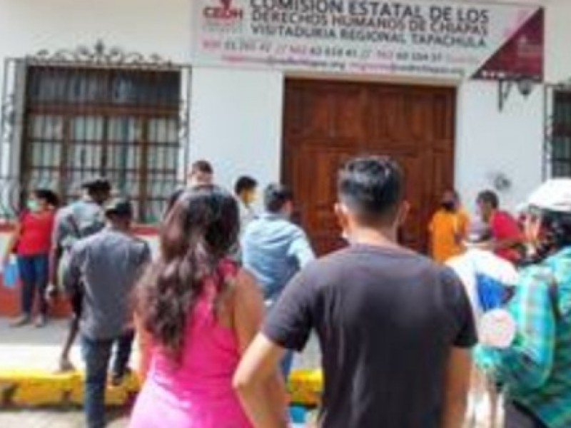 Piden a policías de Tapachula respetar derechos humanos de migrantes