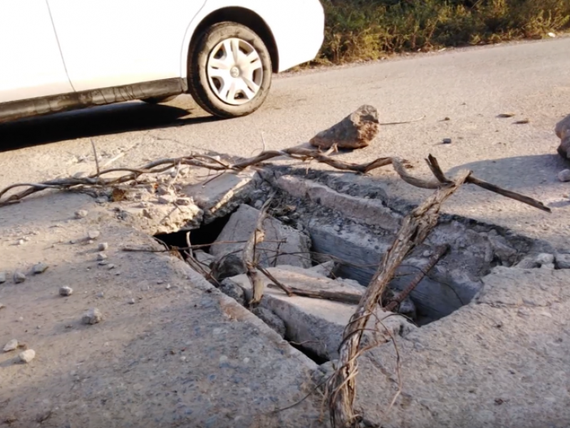 Piden a SCT que repare carretera al Calabazalito