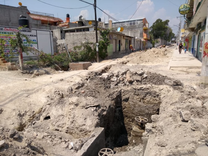 Piden agilizar trabajos de calle 6 Oriente