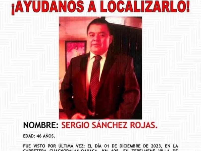 Piden apoyo para localizar a hombre extraviado sobre autopista