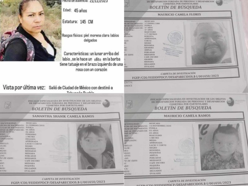 Piden apoyo para localizar personas extraviadas