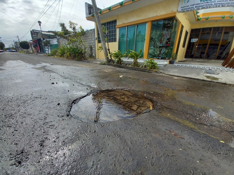 Piden atender fuga de agua y poste de luz