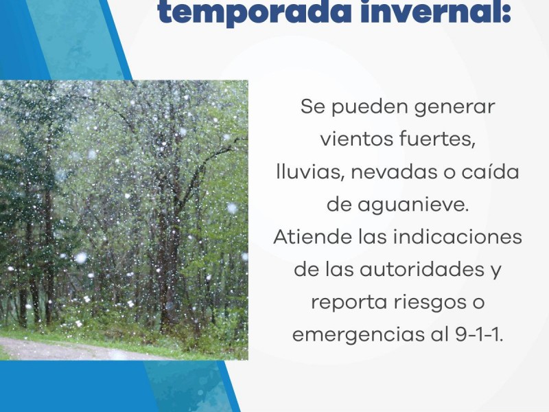 Piden atender medidas preventivas por bajas temperaturas en Michoacán