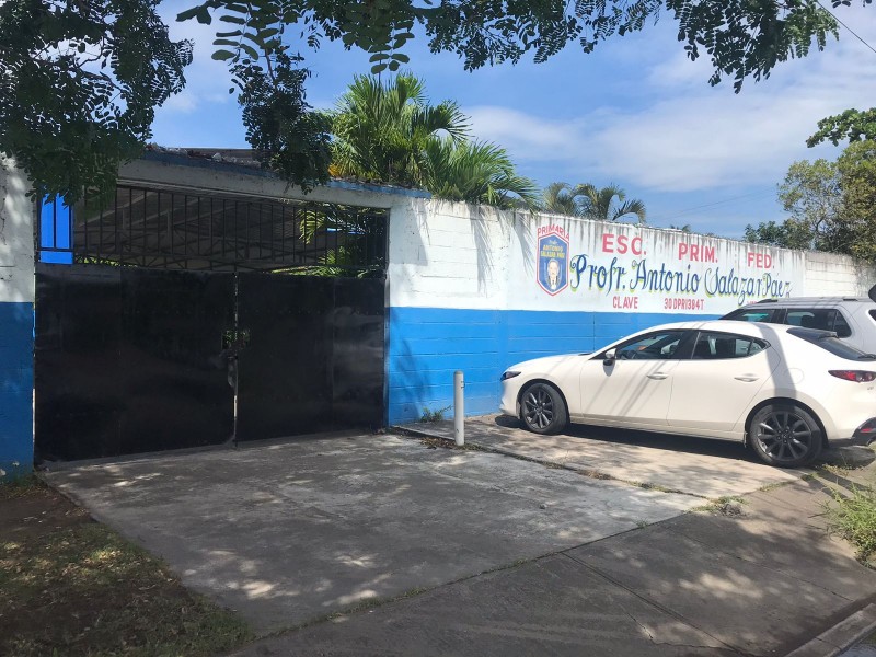 Piden aula para escuela primaria Antonio Salazar Páez