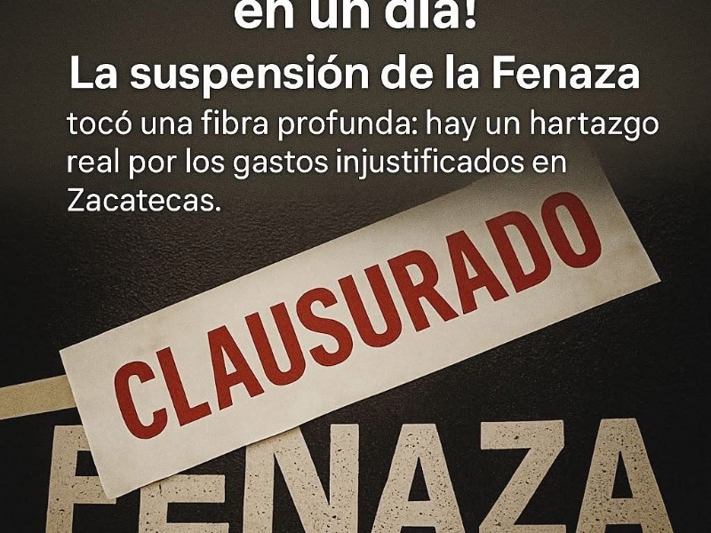 Piden cancelar la FENAZA 2025 para pagar a pensionados del ISSSTEZAC
