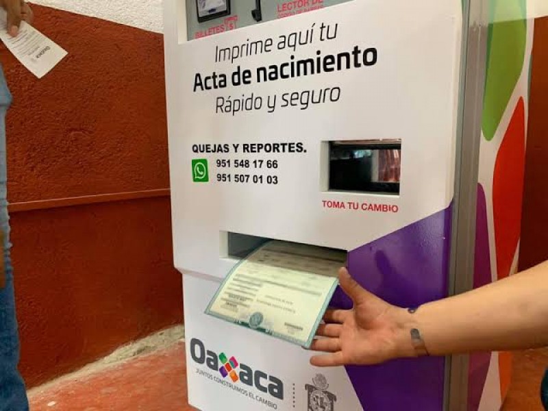 Piden ciudadanos reinstalación de kioscos digitales del Registro Civil