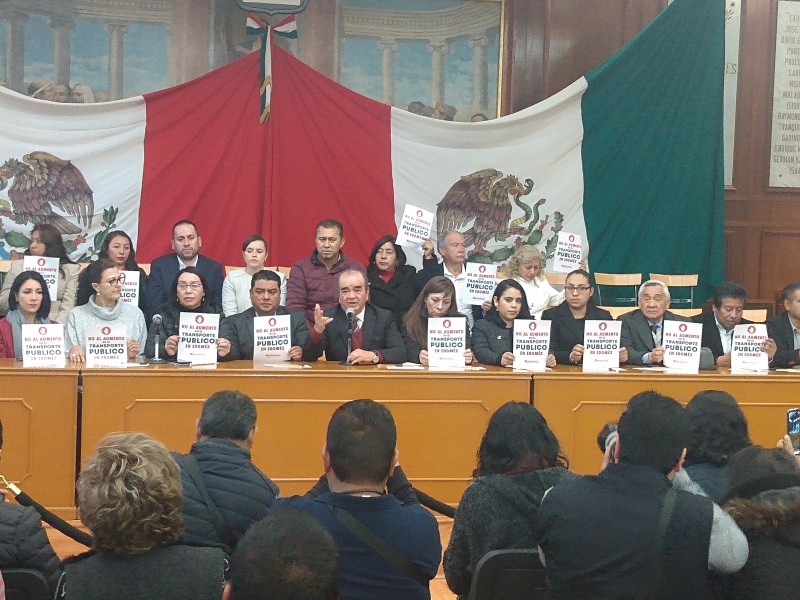 Piden diputados frenar el tarifazo en Edomex