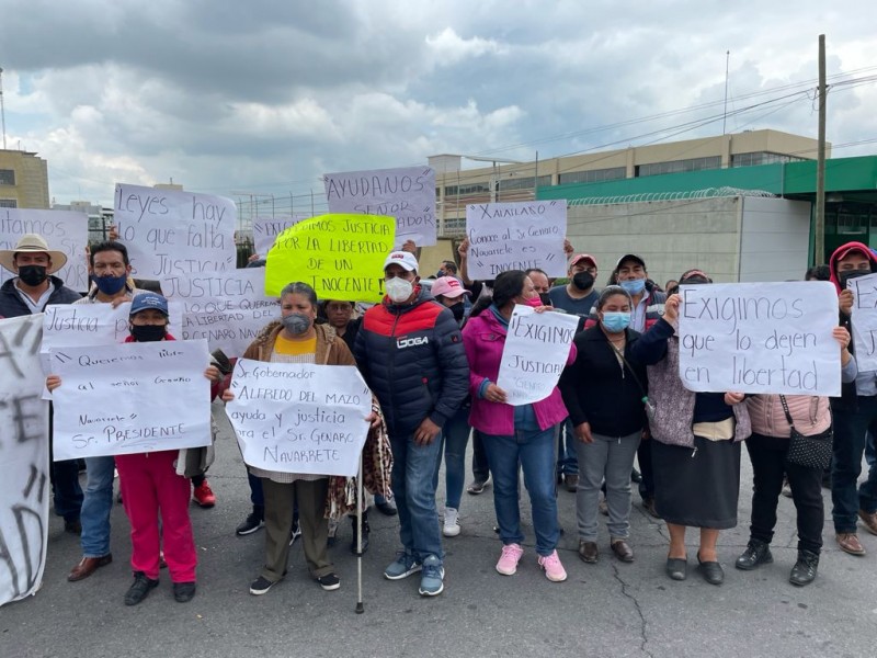 Piden familiares libera a hombre inocente en Tenango