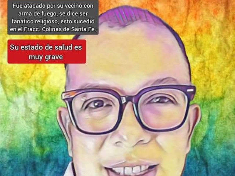 Piden justicia para Roberto, quien fue atacado por su vecino