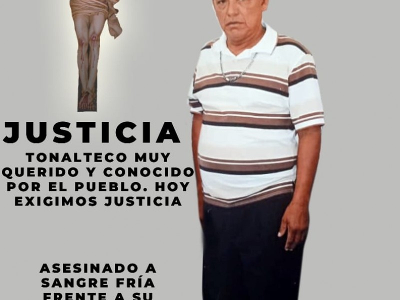 Piden justicia para taxista asesinado en Tonalá