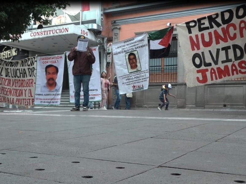Piden justicia por víctimas de desaparición forzada, convocan a marcha