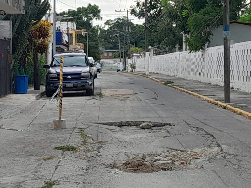 Piden mayor atención en calle Galeana de Tuxpan