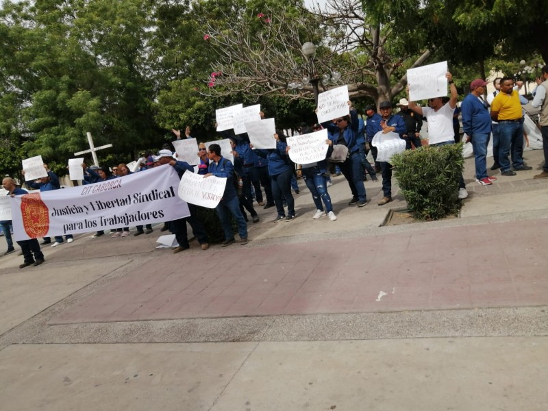 Piden mineros de Caborca cambio de sindicato