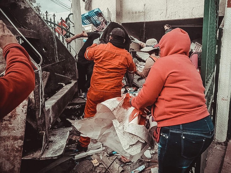 PIDEN NO TIRAR CHATARRA PARA EVITAR INUNDACIONES