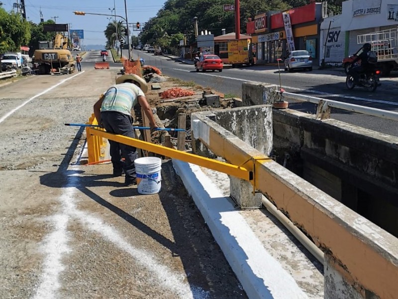 Piden precaución ante obras en puente de Santiago