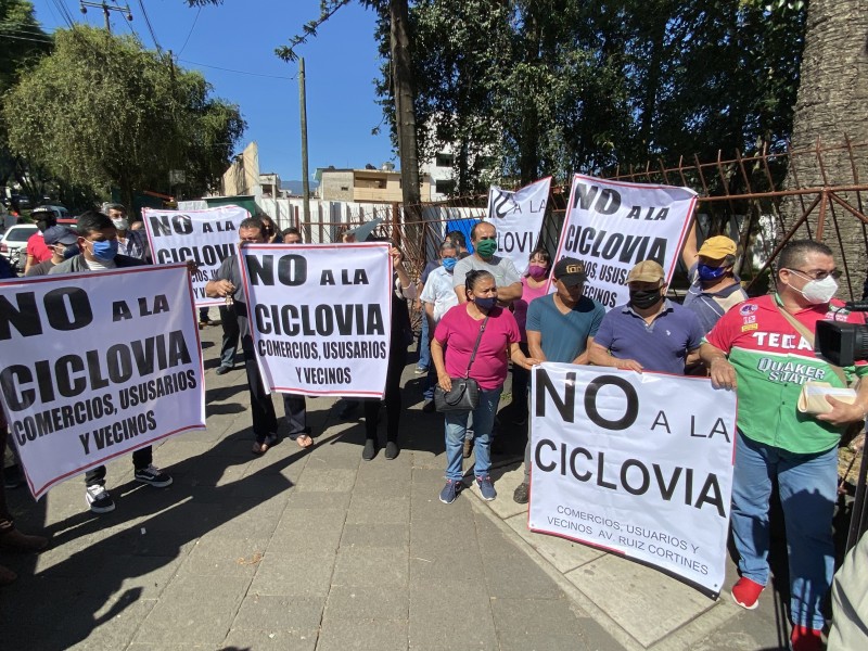 Piden que ciclovía esté pegada a camellón de Ruiz Cortines