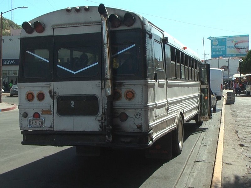 Piden reactivación normal en transporte público en la mesa