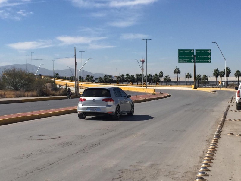 Piden reductores de velocidad para puente Juárez