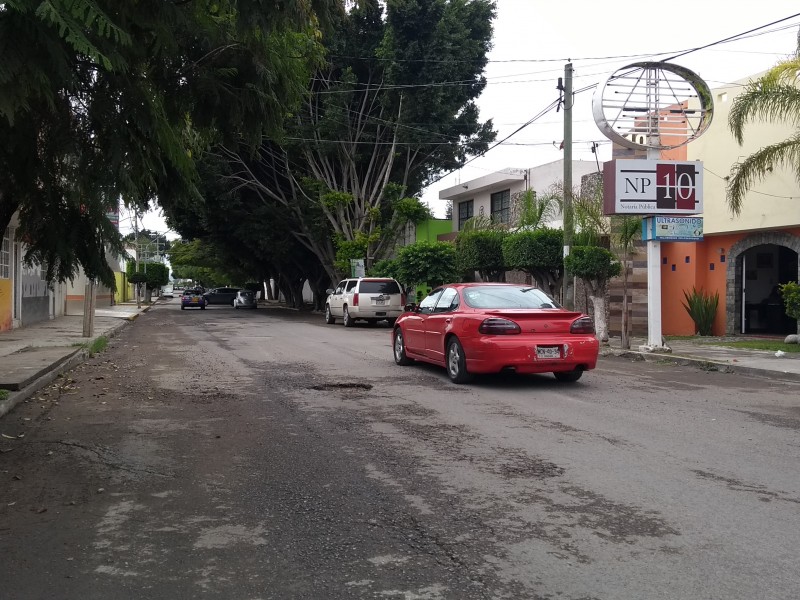 Piden reparación de baches en La Reforma