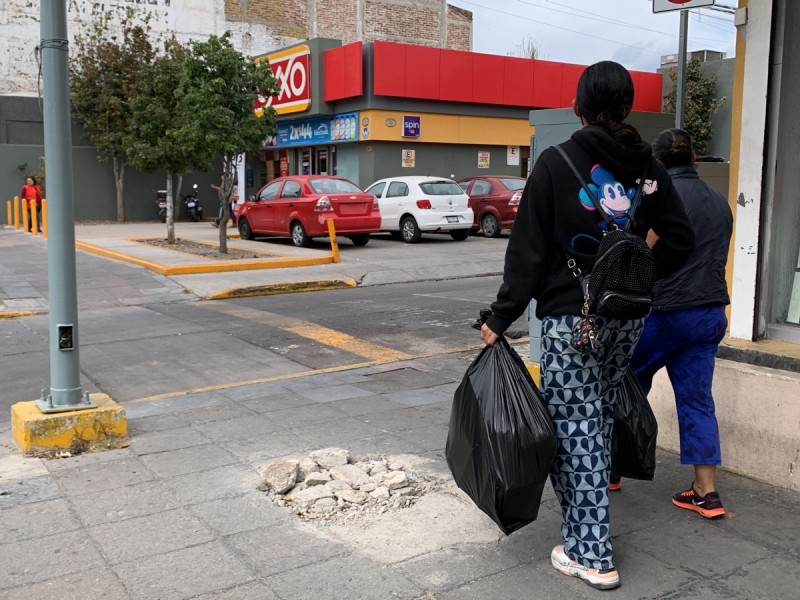 Piden reparar registros en Zona Centro.