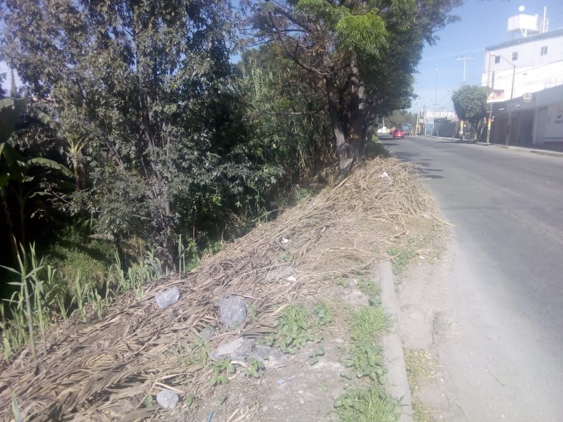 Piden retirar basura del Dren de Valsequillo