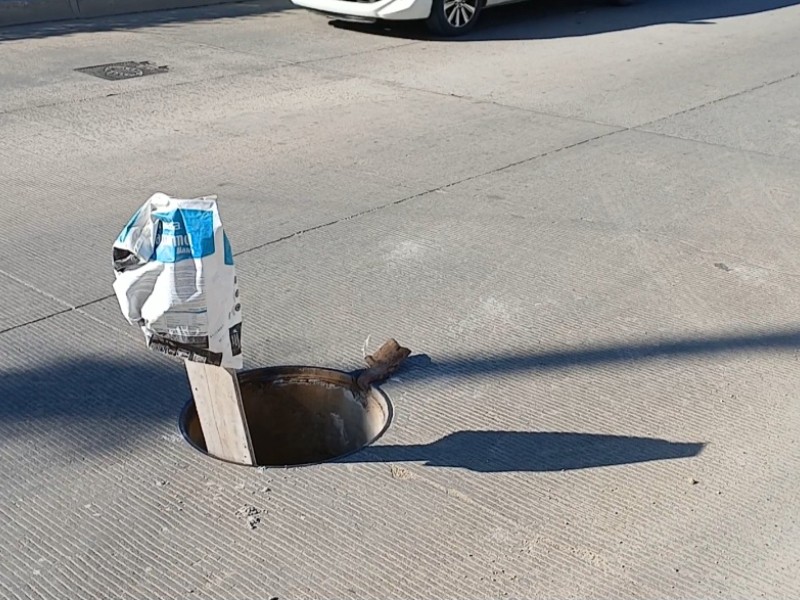 Piden se coloque la coladera de drenaje en calle Johann Sebastian Bach