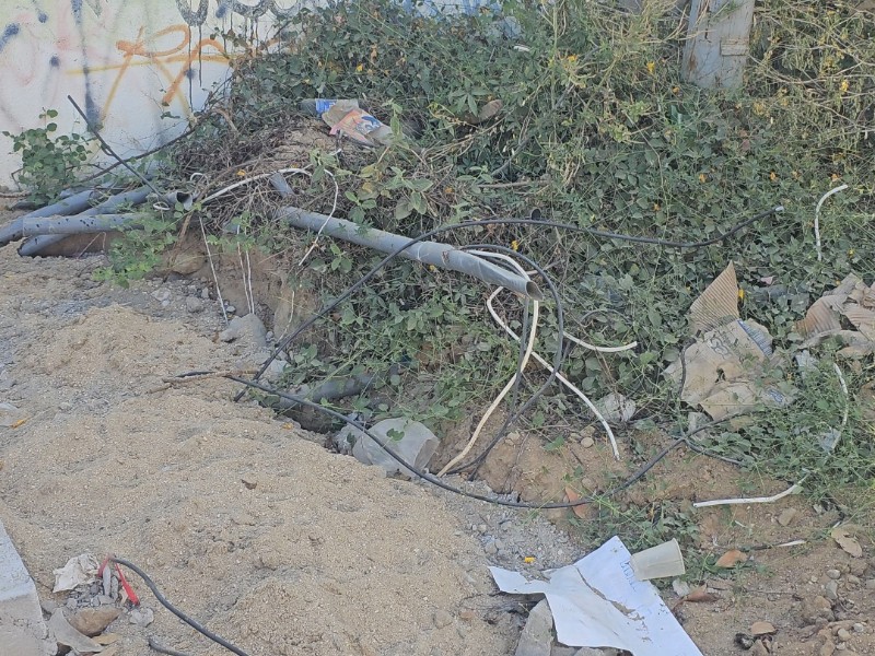 Piden sean concluidas labores de limpieza en calle Río Tigris