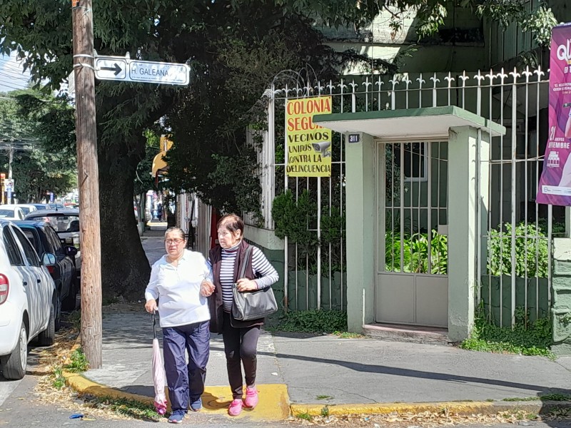 Piden seguridad vecinos de Toluca