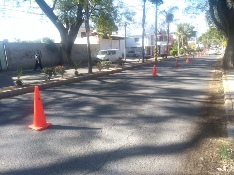 Piden señalética permanente en avenida Las Palmas