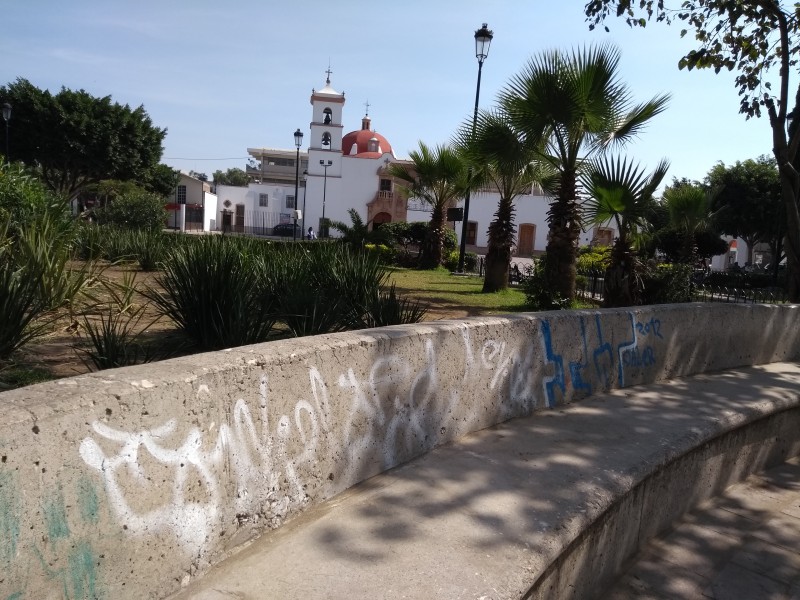 Piden vigilancia en jardín de San Juan