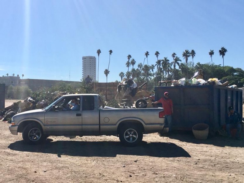 Piden ya no depositar basura en contenedores del Parque Sinaloa