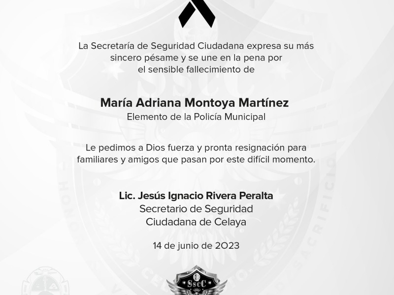 Pierde Celaya a dos mujeres policías más