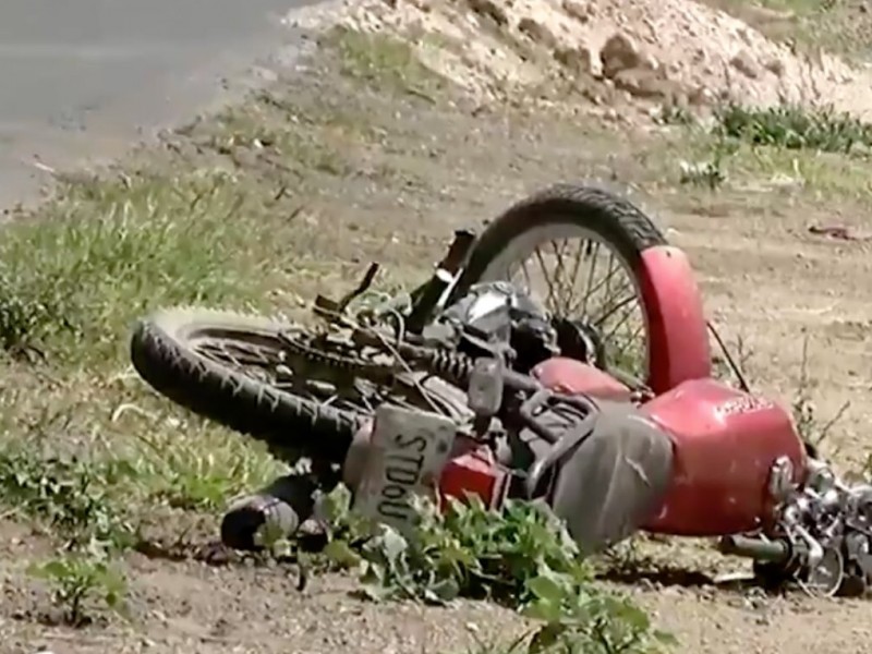 Pierde la vida motociclista en accidente