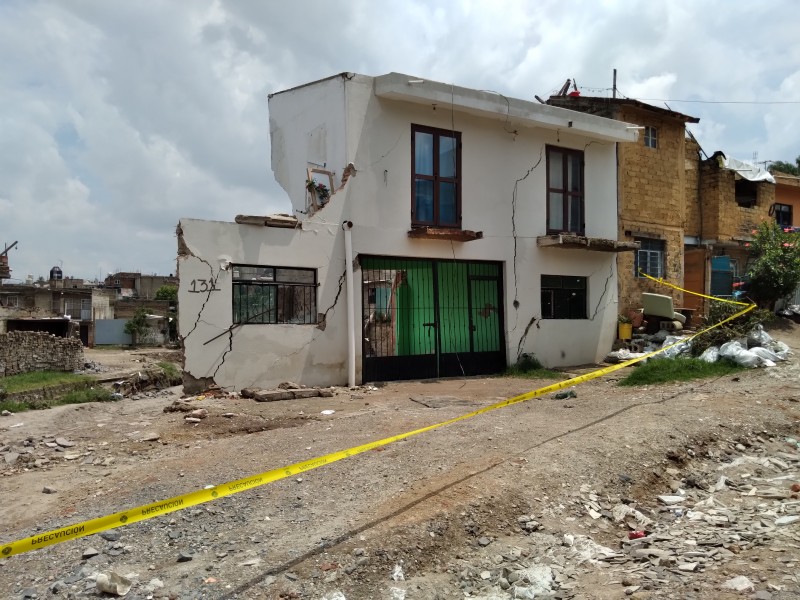 Pierden familias vivienda en Zapopan tras desbordamiento de Arroyo Seco