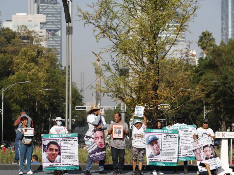 Piden honrar a desaparecidos en la glorieta de La Palma