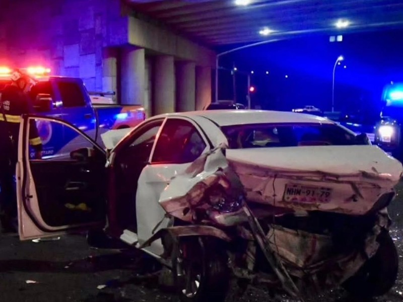 Pipa sin frenos causa carambola, dejo 12 lesionados en centro sur