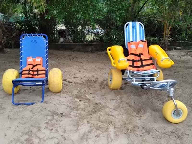 Playa incluyente de Ixtapa, importante atractivo para turismo con discapacidad