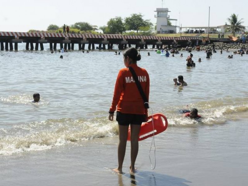 Playas abarrotada en Chiapas durante navidad