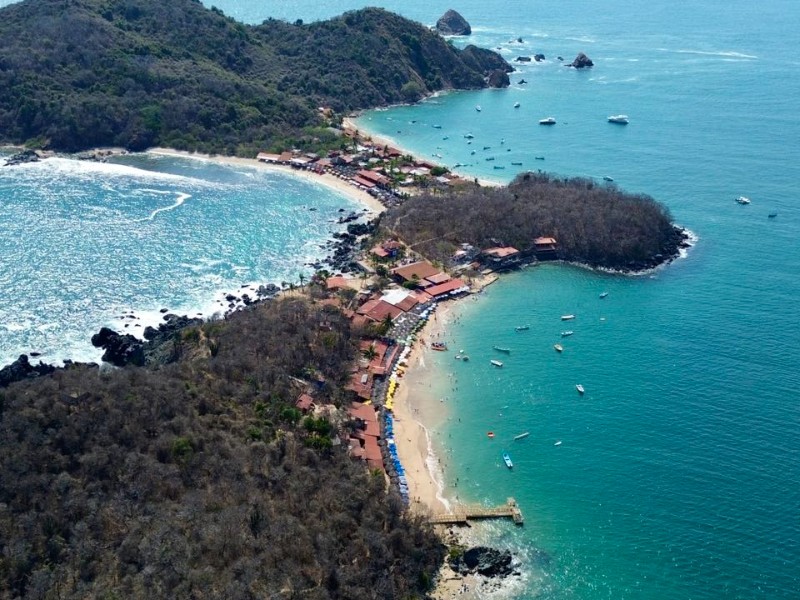 Playas con sobrecupo durante las temporadas vacacionales
