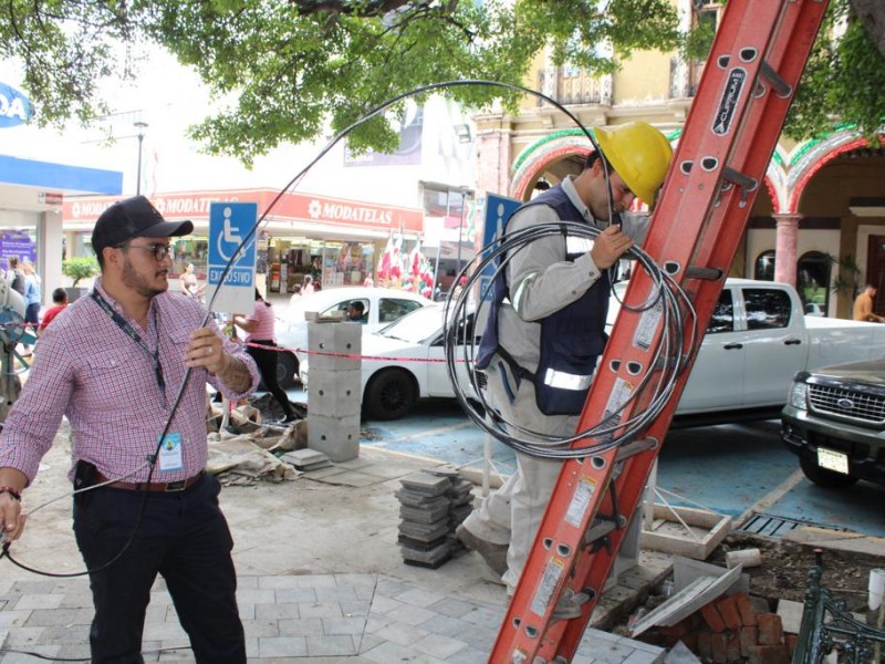 Plaza principal de Zamora contará con nuevo sistema de alumbrado